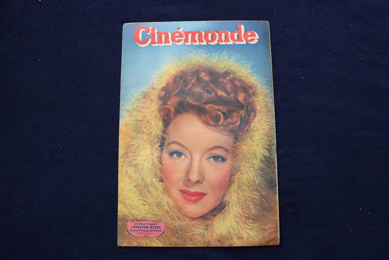 1949 JAN 3 CINEMONDE MAGAZINE - MARLENE DIETRICH-DEVLEYNE KEYES COVER - E 23955