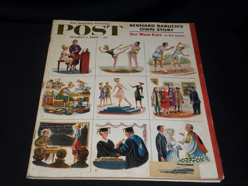 1960 OCTOBER 1 THE SATURDAY EVENING POST MAGAZINE - NICE COVER - E 5865