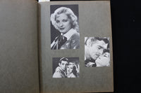 1940'S MOVIE STARS SCRAPBOOK - JACK BENNY-CLARK GABLE-HUMPHREY BOGART - E 24931