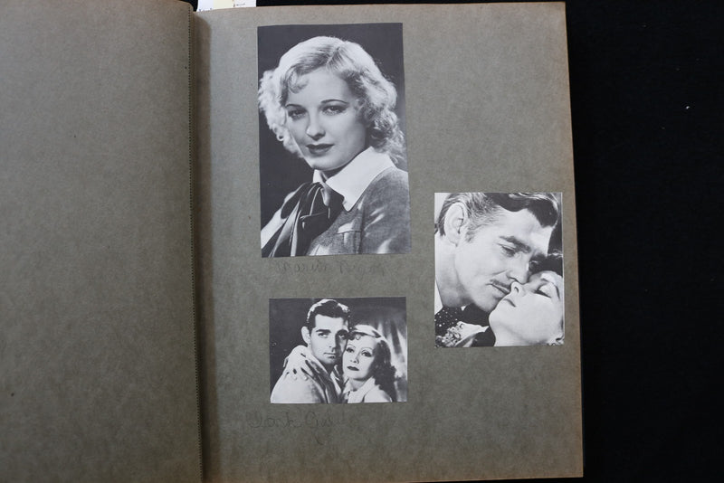 1940'S MOVIE STARS SCRAPBOOK - JACK BENNY-CLARK GABLE-HUMPHREY BOGART - E 24931