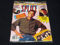 1991 SPLICE MAGAZINE - LUKE PERRY FREE POSTER INSIDE - E 13634
