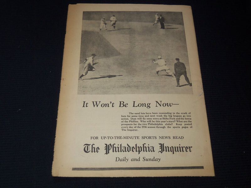 1936 APR 5 PHILADELPHIA INQUIRER SUNDAY NOVEL SECTION - JAMES HILTON - NP 3296J