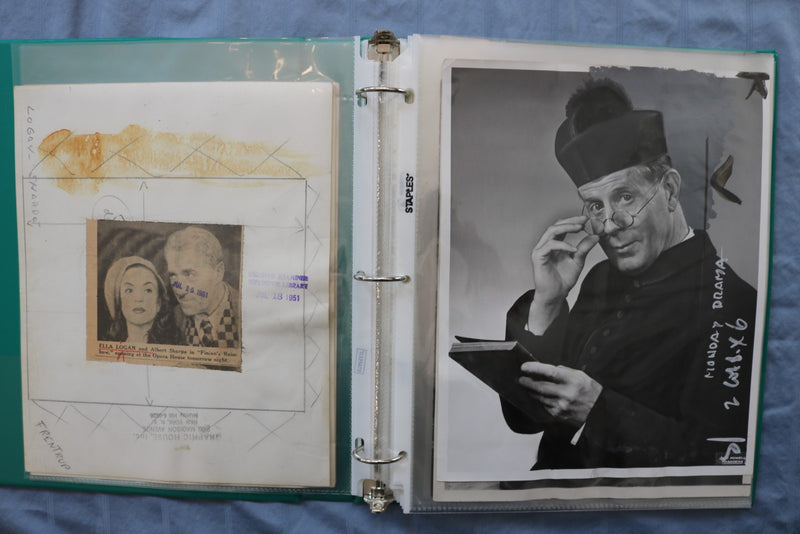 1950'S THEATRE ORIGINAL NEWS PHOTOS - 28 PAGES - EVA GABOR - DANNY KAYE - #91