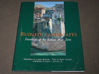 2000 RUINED LANDSCAPES PAINTINGS OF BALKAN WAR ZONE ILLUSTRATED BOOK - KD 1092