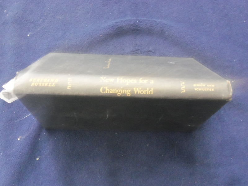 1951 NEW HOPES FOA A CHANGING WORLD HARDCOVER BOOK BY BERTRAND RUSSELL - KD 8675