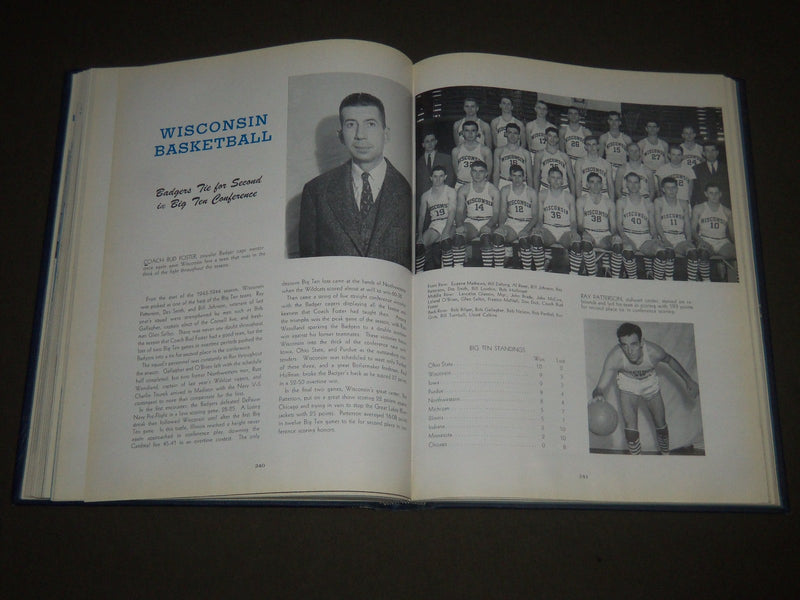 1944 THE BADGER UNIVERSITY OF WISCONSIN YEARBOOK - MADISON WI - PHOTOS - YB 1252