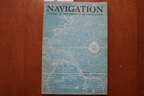 1952 DECEMBER NAVIGATION - INSTITUTE OF NAVIGATION - SOFTCOVER BOOK - K 3173