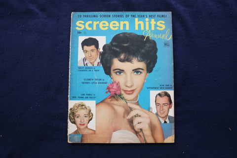 1951 SCREEN HITS ANNUAL MAGAZINE - ELIZABETH TAYLOR COVER - E 18754
