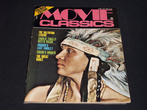 1973 JUNE MOVIE CLASSICS MAGAZINE - NICE COVER - PREMIER ISSUE - E 16881