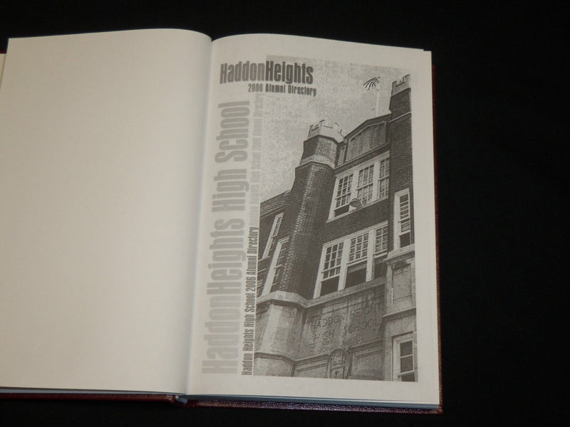 2006 HADDON HEIGHTS HIGH SCHOOL DIRECTORY BOOK - NEW JERSEY - KD 6345