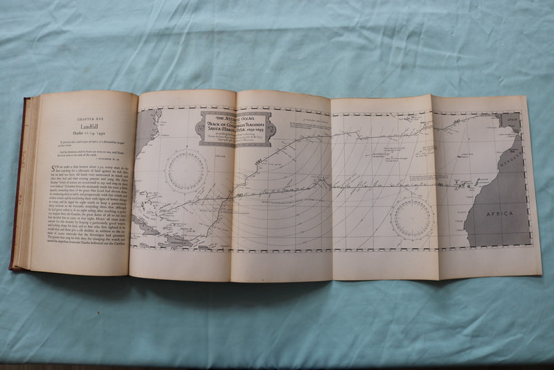 1942 ADMIRAL OF THE OCEAN SEA, A LIFE OF COLUMBUS HARDCOVER BY MORISON - KD 9662