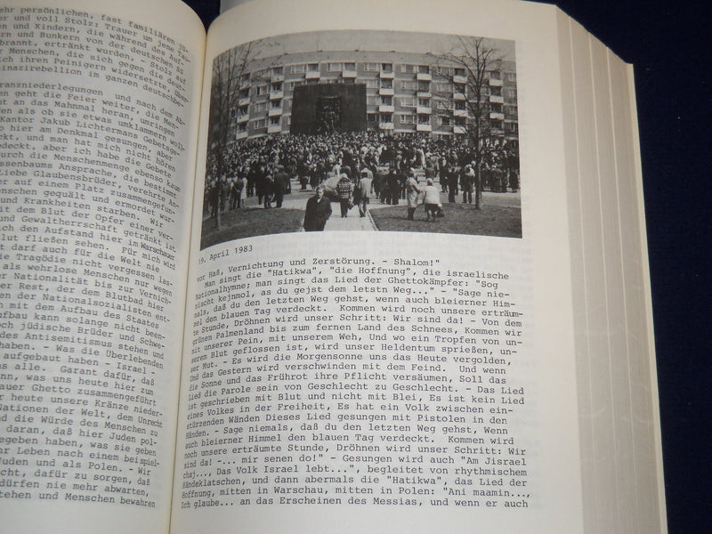 1984 KADDISCH TOTENGEBET IN POLEN BOOK INSCRIBED BY ERHARD R. WIEHN - KD 1378L