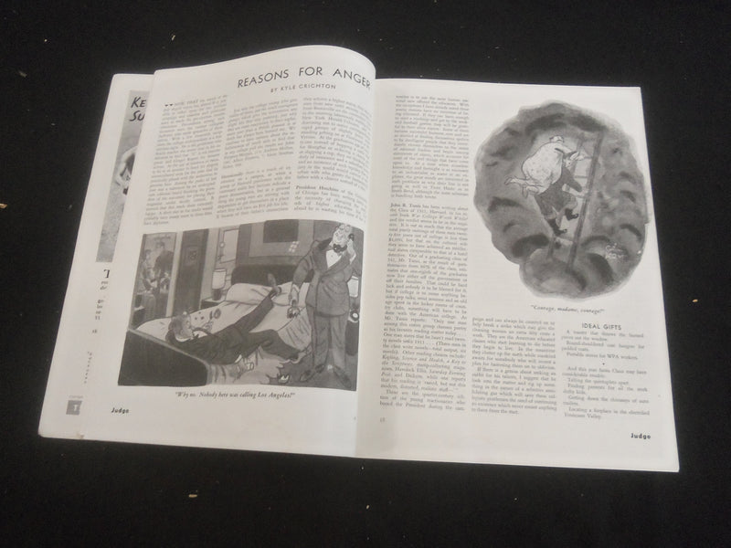 1936 DECEMBER JUDGE MAGAZINE - BIGGER BETTER BRIGHTER - B 4198O
