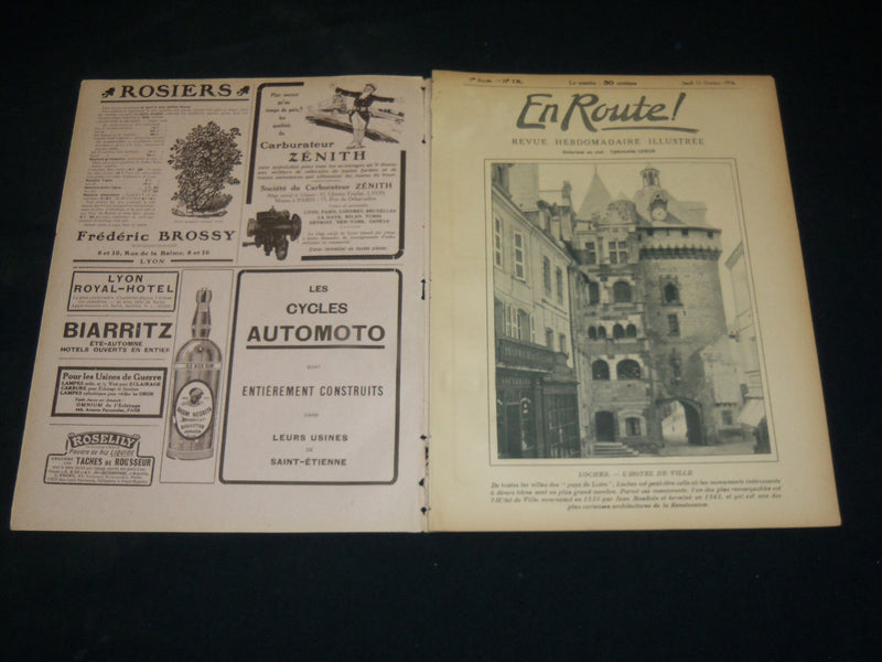 1916 OCTOBER 12 EN ROUTE! REVUE HEBDOMADAIRE ILLUSTREE FRENCH MAGAZINE - ST 531Q