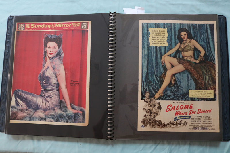 MOVIE STAR GIANT SCRAPBOOK - LINDA DARNELL - BETTE DAVIS - DORIS DAY - #72