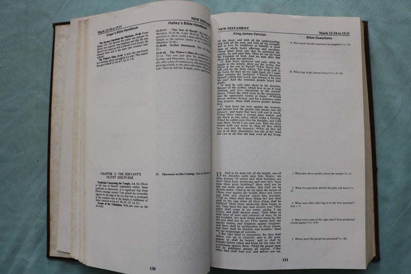 1979 BACK TO THE BIBLE, STUDY NEW TESTAMENT HARDCOVER BOOK  - KD 9667