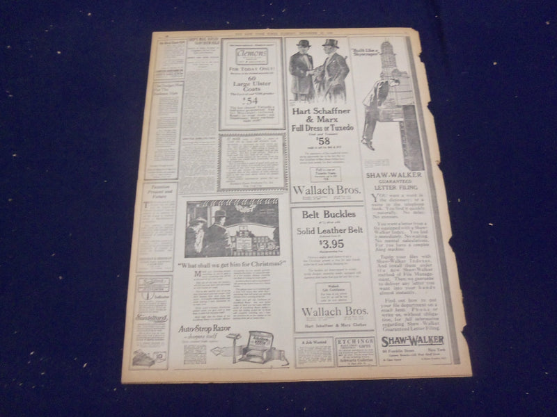 1920 DECEMBER 14 NEW YORK TIMES - BATTLES RAGE OVER IRISH BARRACKS - NT 8484