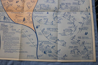 1937 SKI CHART CONCENTRATED TECHNIQUE- ILLUSTRATED IN COLORS -SOFTCOVER - K 3223