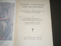 1899 SCHOOL SANITATION AND DECORATION BY BURRAGE & BAILEY BOOK - KD 4243