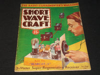 1932 OCTOBER SHORT WAVE CRAFT MAGAZINE NICE COVERS & INSIDE CONTENT - E 2339