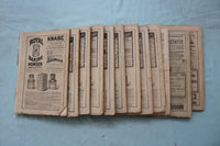 1880 BALLOU'S MONTHLY MAGAZINE - COMPLETE YEAR - LOT OF 12 - O 3975