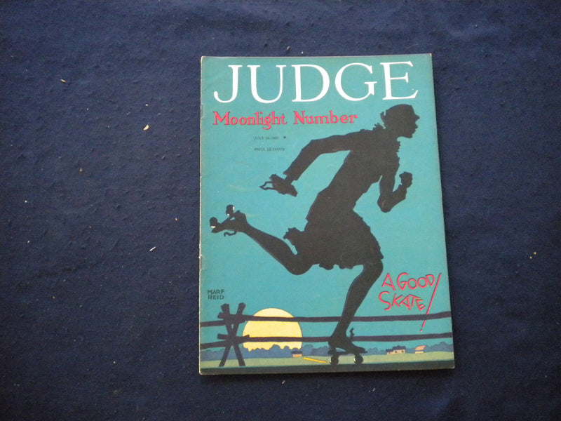 1927 JULY 16 JUDGE MAGAZINE - MOONLIGHT NUMBER - A GOOD SKATE - B 436D
