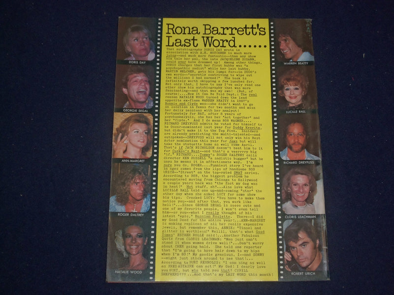 1976 JANUARY RONA BARRETT'S GOSSIP MAGAZINE-ELVIS PRESLEY-PHOTOS/STORIES-ST 5969