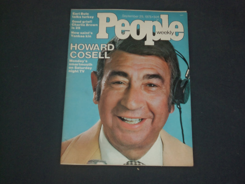 1975 SEPTEMBER 29 PEOPLE MAGAZINE - HOWARD COSELL - B 4784