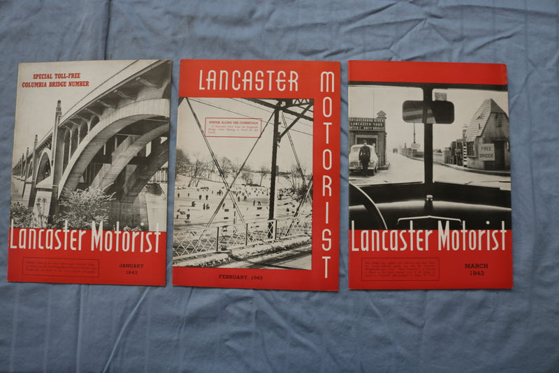 1942-1944 LANCASTER MOTORIST MAGAZINE - LOT OF 18 - O 3736