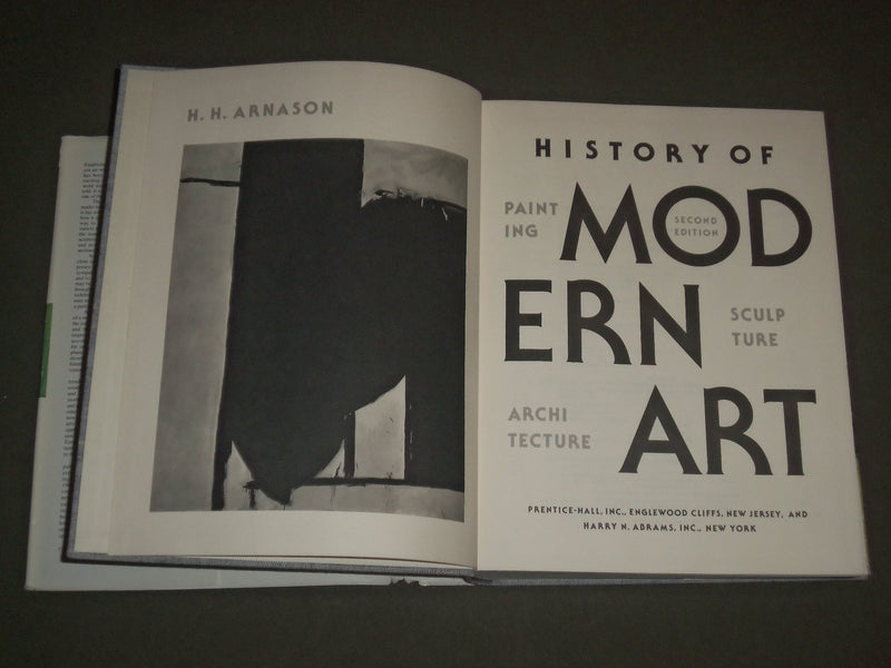 1984 HISTORY OF MODERN ART BY A. A. ARNASON BOOK - SECOND EDN 7TH PRINT - I 1278