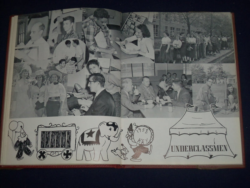 1958 THE KEY KEYPORT HIGH SCHOOL YEARBOOK - NEW JERSEY - GREAT PHOTOS - YB 495