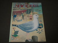 1960 AUGUST 6 NEW YORKER MAGAZINE FRONT COVER ONLY - GREAT ART FOR FRAMING