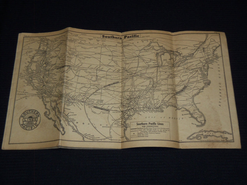 1945 JULY 29 SOUTHERN PACIFIC TIME TABLES OVERLAND ROUTE - J 7284