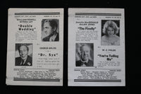 1935-1938 EDISON THEATRE MOVIE PROGRAMS - LOT OF 6 - K 1972