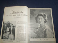 1947 MAY REDBOOK MAGAZINE - PRINCESS ELIZABETH, GIRL WHO WILL BE QUEEN- SP 6257F