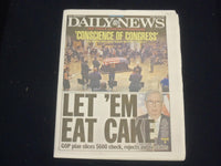 2020 JULY 28 NEW YORK DAILY NEWS NEWSPAPER- G.O.P. PLAN SLICES $600 UNEMPLOYMENT