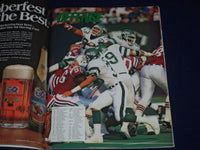 1990 NEW YORK JETS OFFICIAL TEAM YEARBOOK NEW DAY IN NY - GREAT PHOTOS - J 394