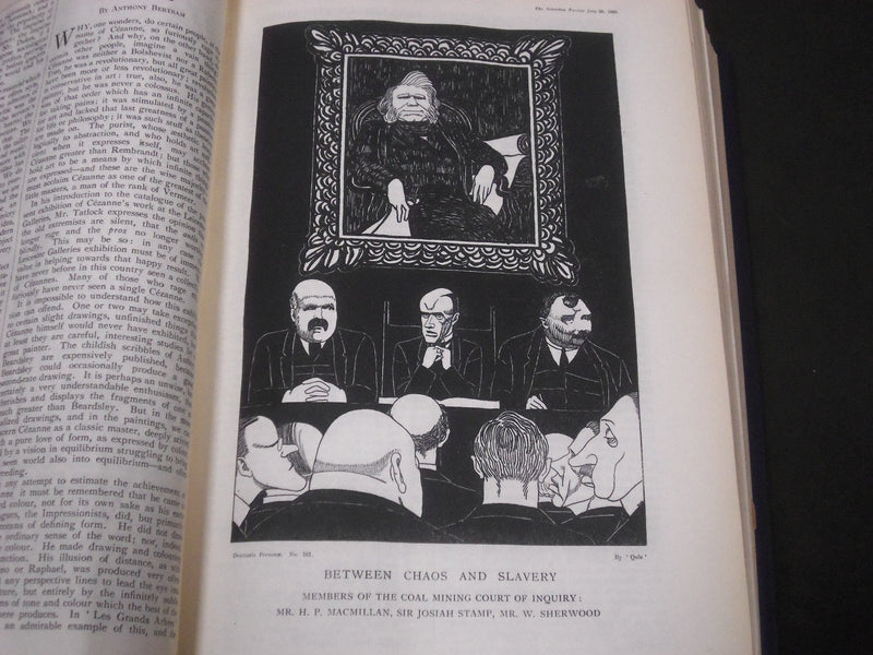 1925 SATURDAY REVIEW 2 BOUND VOLUMES - COMPLETE YR- PUBLISHED IN LONDON - R 1131