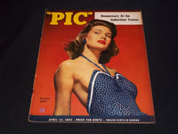 1943 APRIL 13 PIC MAGAZINE - BLANCHE GRADY FRONT COVER - E 20551