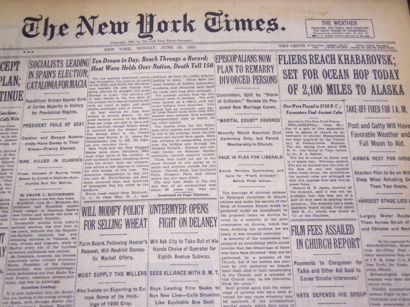 1931 JUNE 29 NEW YORK TIMES - RUTH'S 17TH HOMER HELPS YANKS WIN - NT 5008