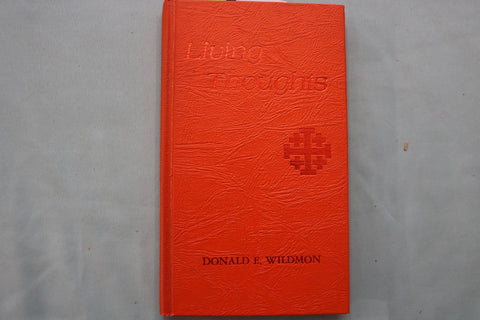 1975 LIVING THOUGHTS HARDCOVER BOOK WRITTEN & SIGNED BY DONALD WILDMON - K 3331