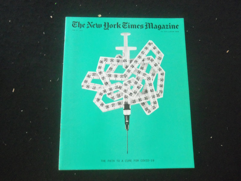 2020 JUNE 14 THE NEW YORK TIMES MAGAZINE- THE PATH TO A CURE FOR VIRUS -SP 8010D