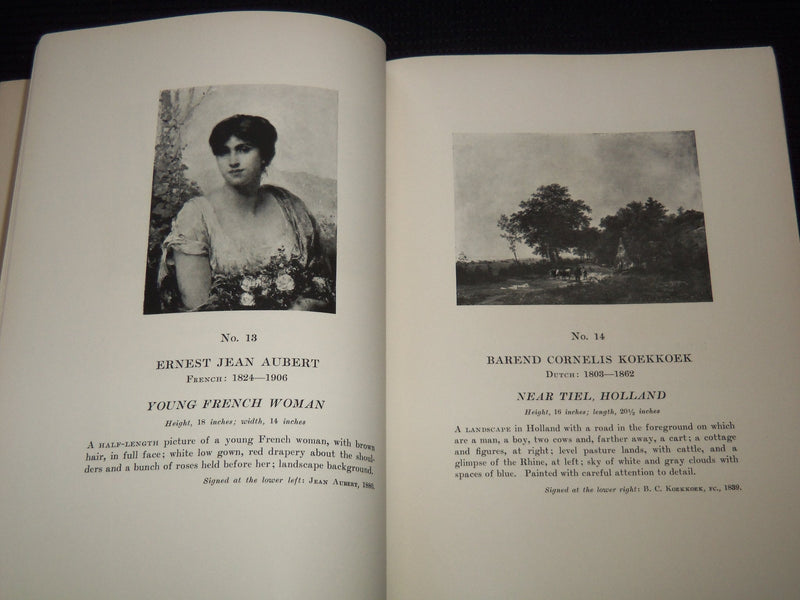 1919 GOVERNOR OLIVER AMES ART COLLECTION BOOK - MASSACHUSETTS - J 7262