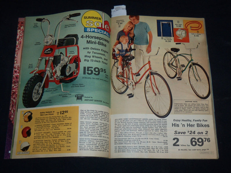 1972 ALDENS SUMMER SALE CATALOG - GREAT COLOR PHOTOS - J 9128
