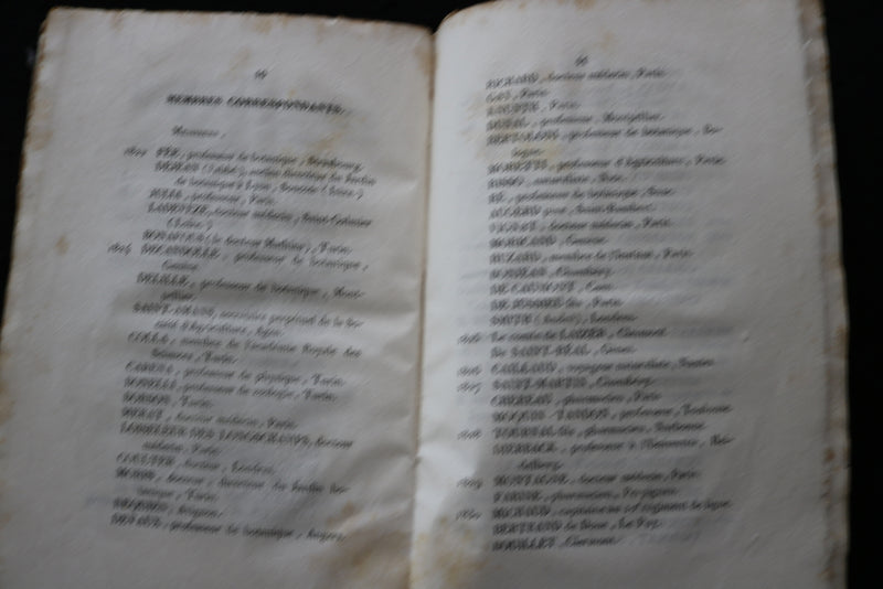1856 ANNALES DE LA SOCIETE LINNEENNE DE LYON SOFTCOVER BOOK - FRENCH - K 1863