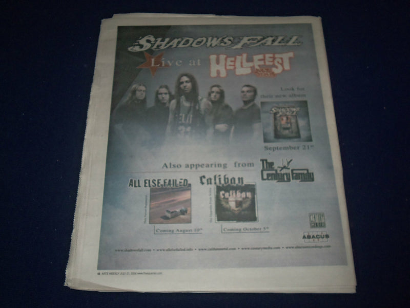 2004 JULY 21-28 AQUARIAN WEEKLY NEWSPAPER - THE HIVES COVER - WILL SMITH- J 1074