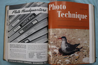 1940 PHOTO TECHNIQUE MAGAZINE BOUND VOLUME - COMPLETE YEAR - KD 9711