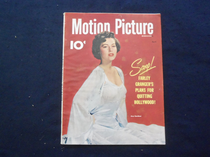 1951 APRIL MOTION PICTURE MAGAZINE - AVA GARDNER COVER - SP 4780S