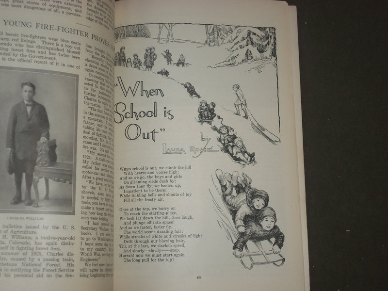 1925 FEBRUARY ST. NICHOLAS MAGAZINE - ILLUSTRATIONS, STORIES & ADS - B 4641