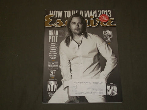 2013 JUNE ESQUIRE MAGAZINE - BRAD PITT COVER - B 1993
